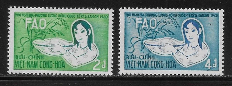 Viet Nam 144-45 UN FAO Conference set MNH