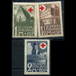 FINLAND 1931 - Scott# B5-7 Buildings Set of 3 LH