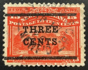 Newfoundland, Scott 129, Used, HR