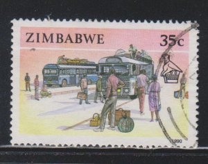 Zimbabwe,  35c Buses (SC# 627) Used