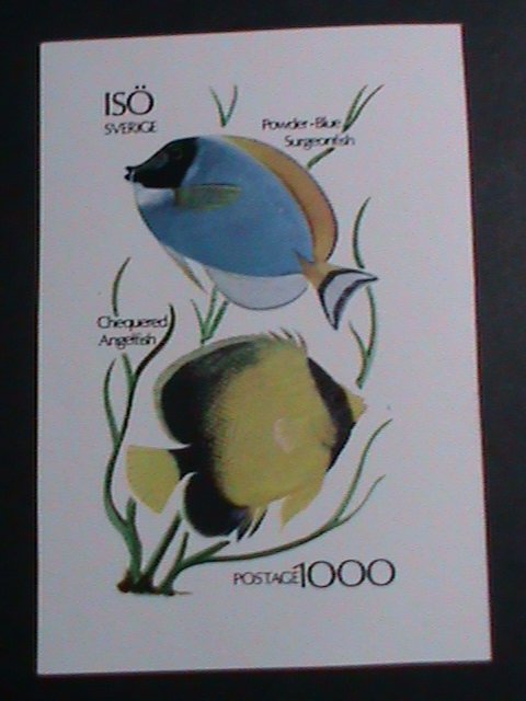 ​STATE OF OMAN STAMP- BEAUTIFUL LOVELY ANGEL FISH IMPERF MNH -S/S SHEET VF