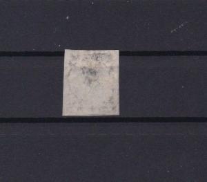 VENEZUELA 1862 IMPERF   STAMP ½ c LILAC  USED  CAT £190      REF 6287