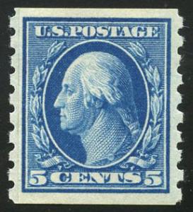 US Scott #396 Mint XF/S; Never Hinged; Paste Up