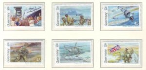 Guernsey Sc 926-31 2007 25th Anniv Falklands War stamp set mint NH