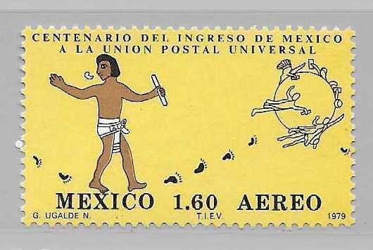 Mexico C611 100th Admission to UPU single MNH