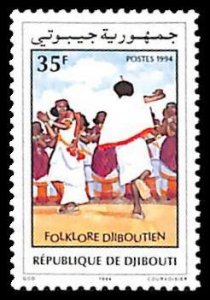 Djibouti 1994, Folklore 1v, MNH