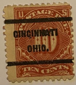 United States 1917-1931 Precancel Postage Due 121 Mint Stamps Lot