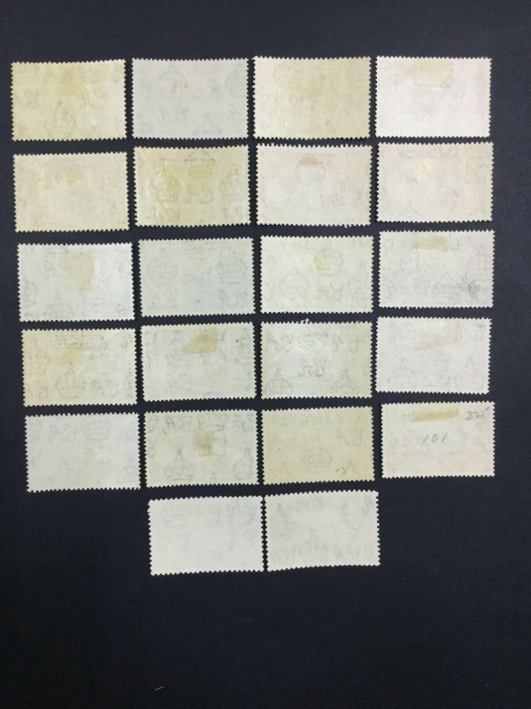 MOMEN: MONTSERRAT SG #101-112,101a-110a P13,14 1938 MINT OG H £360 LOT #61901