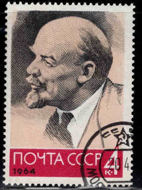 Russia Scott 2890 Used CTO Lenin stamp