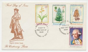 Cover / Postmark Norfolk Island 1974 Captain James Cook 