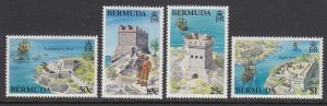 Bermuda 429-32 Forts mnh