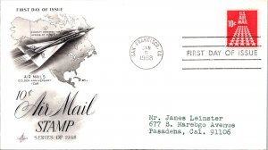 FDC 1968 SC #C72 Artcraft Cachet - San Francisco, CA - Single - F77078