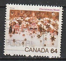 1984 Canada - Sc 1042 - used VF - 1 single - Christmas - Snow on Bethlehem