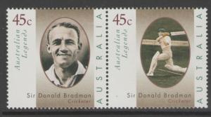 AUSTRALIA SG1663/4 1997 AUSTRALIAN LEGENDS MNH