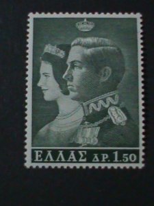 GREECE-1964-SC#803-ROYAL WEDDING-KING CONSTANTINE II -MNH-LAST ONE-60 YEARS OLD