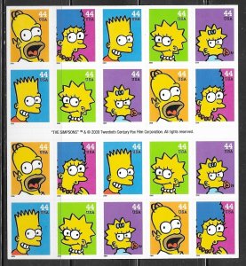 4399 / 4404 the Simpsons MNH ST 30