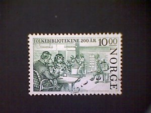 Norway (Norge), Scott 868, used (o), 1985, Public Libraries, 10k