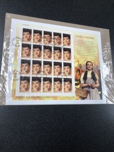 US 4077 Actress - Judy Garland Souvenir Sheet First Day Cover Original Wrapped