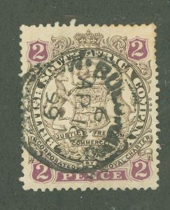 Rhodesia (1890-1923) #28a Used Single