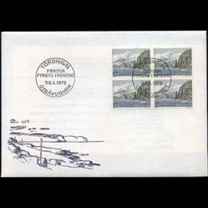 FAROE IS. 1975 - FDC - West Coast 70o