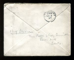 d815 - NORTHERN IRELAND Belfast 1897 Cover