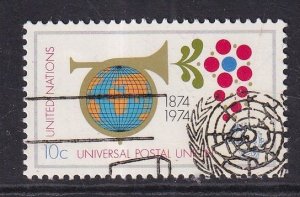 United Nations  New York  #246 cancelled 1974 UPU