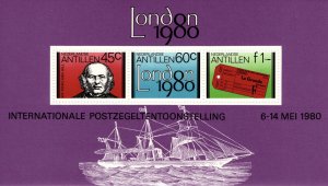 Netherlands Antilles 1980 London Stamp Exhibition, Miniature Sheet [Mint]