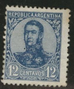Argentina Scott 153 Mint No Gum 1909 stamp
