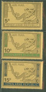 Yemen #C33H-C33J Mint (NH) Single (Complete Set)