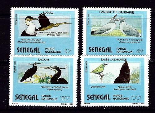 Senegal 849-52 NH 1989 Birds