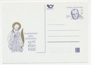 Postal stationery Czechoslovakia 1995 St. Jan Sarkander - Key