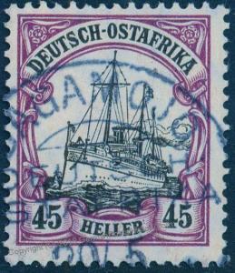 Germany East Africa 45H Mi36a BAGAMOJO Deutsche Ostafrika DOA Expertized 85681