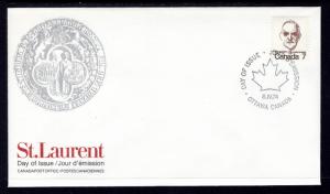 Canada 592 St Laurent Canada Post U/A FDC