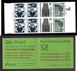 Germany-Sc#9N552a- id5-unused NH complete booklet-Historic Sites-1987-96-