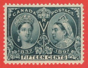 [sto630] CANADA 1897 JUBILEE ISSUE QV Scott#58 MLH cv:$275 VERY NICE CENTERING
