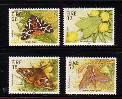 Ireland Sc 931-34 1994 Moths stamp set mint NH