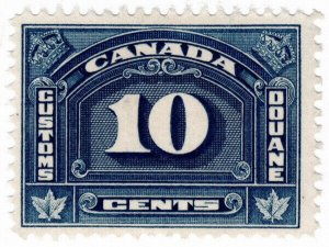 (I.B) Canada Revenue : Customs 10c