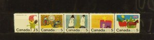 15423   CANADA   MNH # 519, 520, 521, 522, 523iii   Error          CV$ 8.00