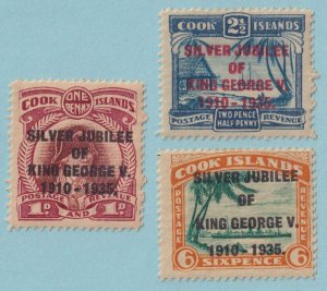 COOK ISLANDS 98 - 100  MINT HINGED OG * SET - NO FAULTS VERY FINE! - P375