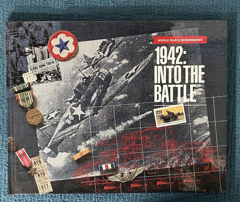 USPS Stamp Souvenir, 1942 World War Two special edition book w/ stamps, Complete
