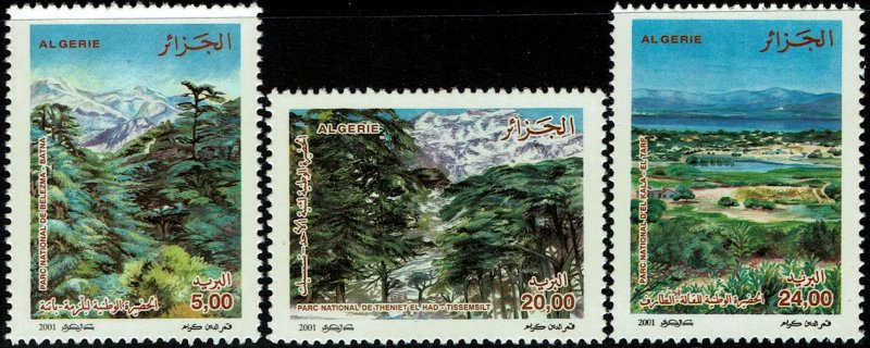 Algeria #1211-14  MNH - National Parks (2001)