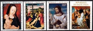 UPPER VOLTA 1967 ART: Religious Paintings. Bellini Jordaens... Complete set, MNH