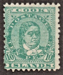 Cook Islands (1900) - Scott # 23,   MH