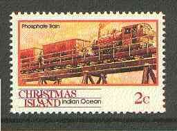 CHRISTMAS IS - 1990 - Phosphate Train - Perf Single Stamp - Mint Never Hinged