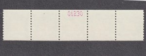 PNC5 33c City Flag WA 1111 US #3280 MNH F-VF 5 Digit Top Pink #on# 