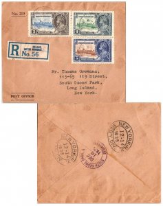 British Honduras 3c, 4c and 5c KGV Silver Jubilee 1935 Belize, British Hondur...