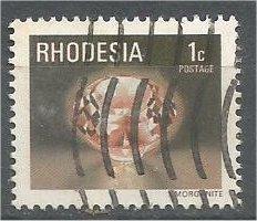 RHODESIA, 1978, used 1c, Minerals. Scott 393