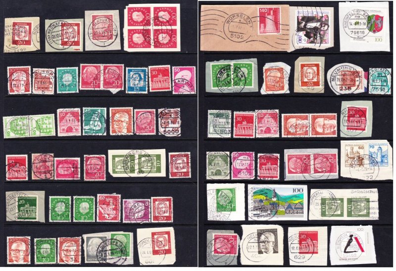 Germany postmark hoard #27 - Bundespost mix