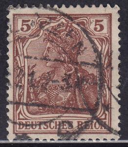 Germany 118 USED 1920 Deutsches Reich 5Pf