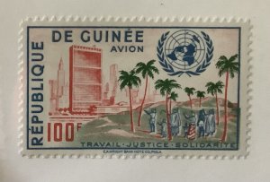 Guinea 1959  Scott C23 MNH- 100fr, Admission to the UN 1st Anniv. , Headquarters